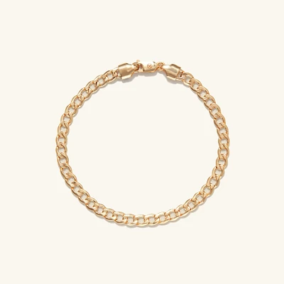 Flat Curb Chain Bracelet