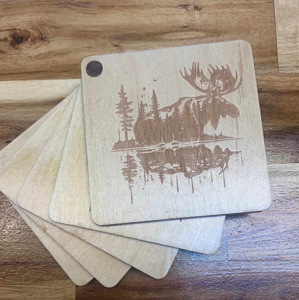 Moose Coaster Set