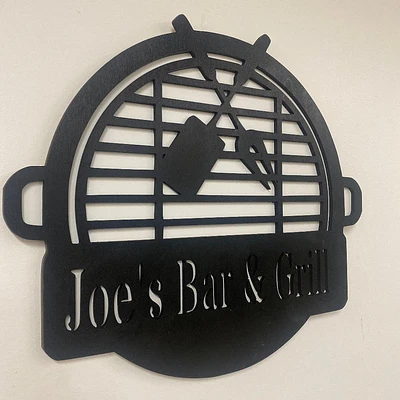 BBQ Grill Personalized Sign