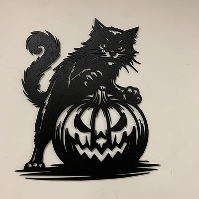 Cat on Pumpkin