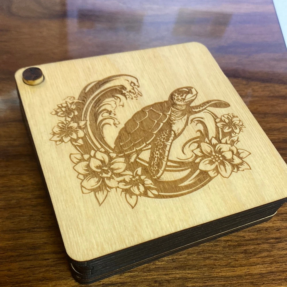 Turtle Coaster Set