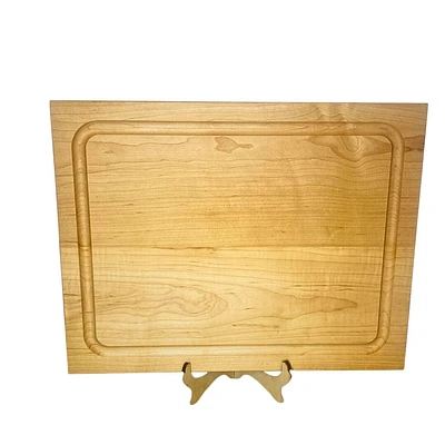 Maple Cutting Board with Grooves