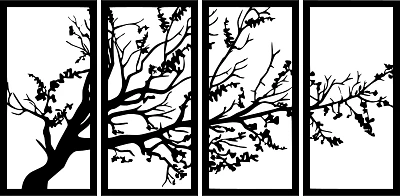 Tree of Life 4 Panels