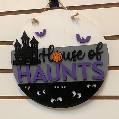 House of Haunts DIY Sign