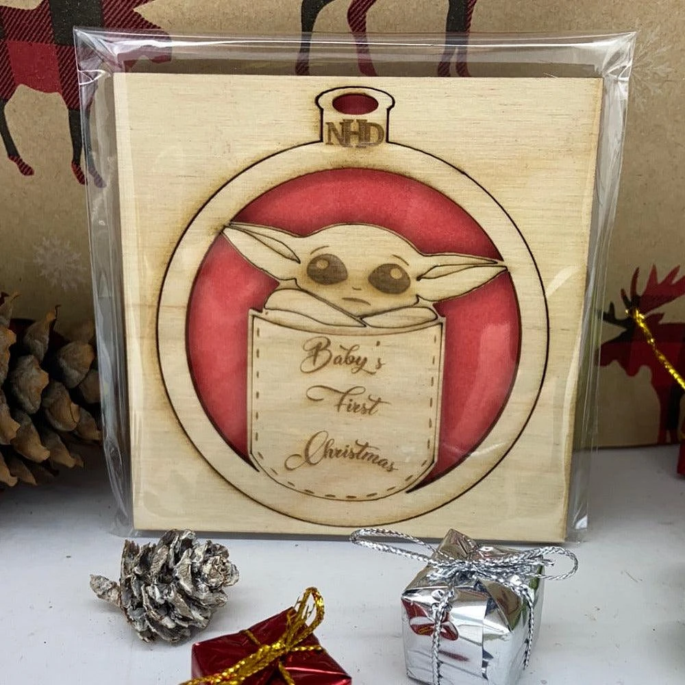 Baby's First Christmas Yoda Ornament