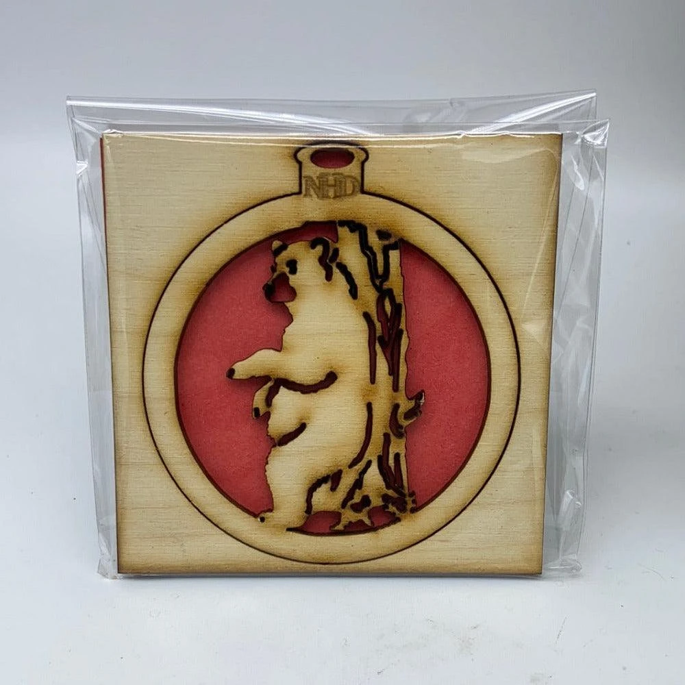 Bear tree ornament