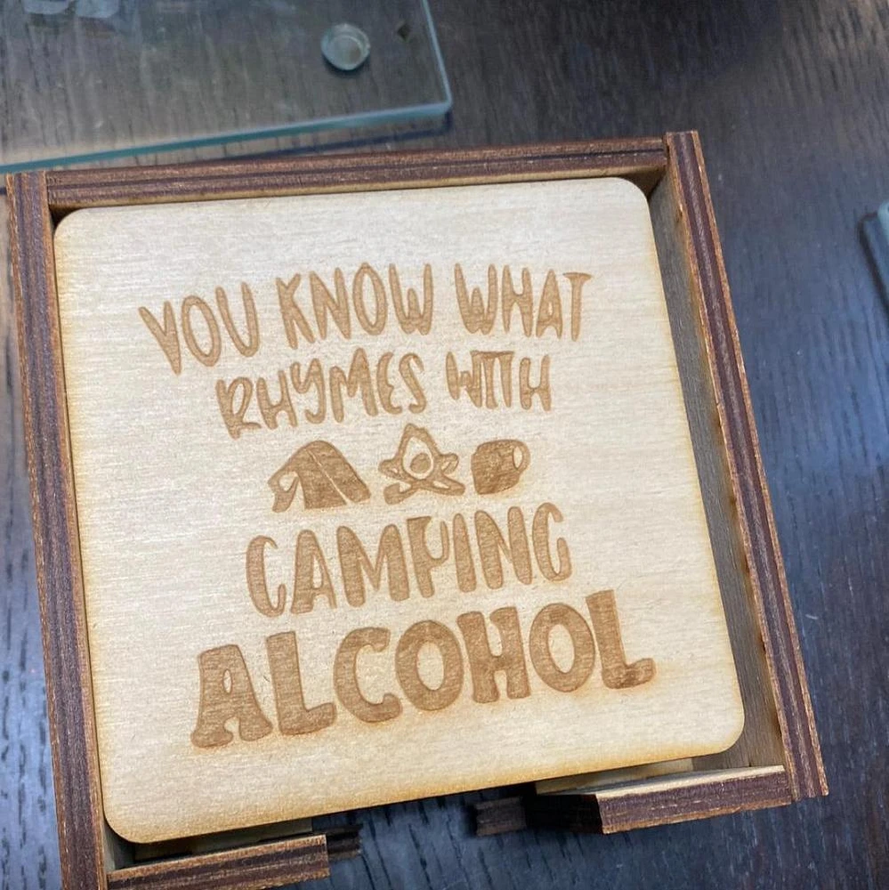 camping coaster set