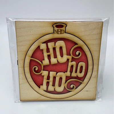 Ho Ho Ho Ornament