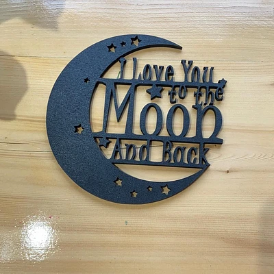 Love You To The Moon And Back Decor