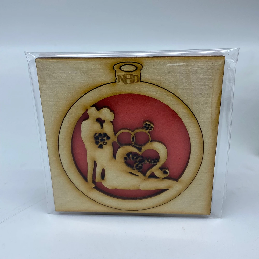 Mr & Mrs Christmas Ornament