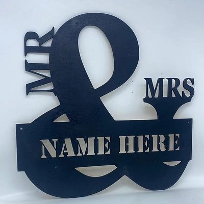 Mr. and Mrs. Name Sign