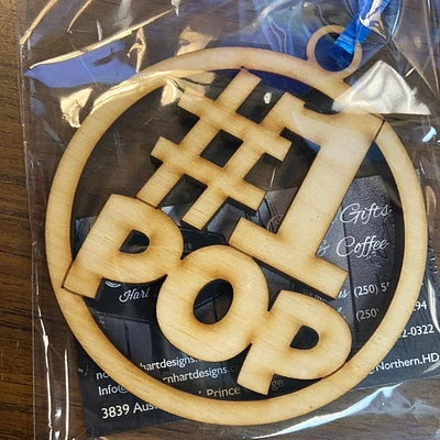 Number One Pop Ornament