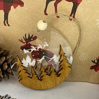 Santa's Sleigh Acrylic Ornament