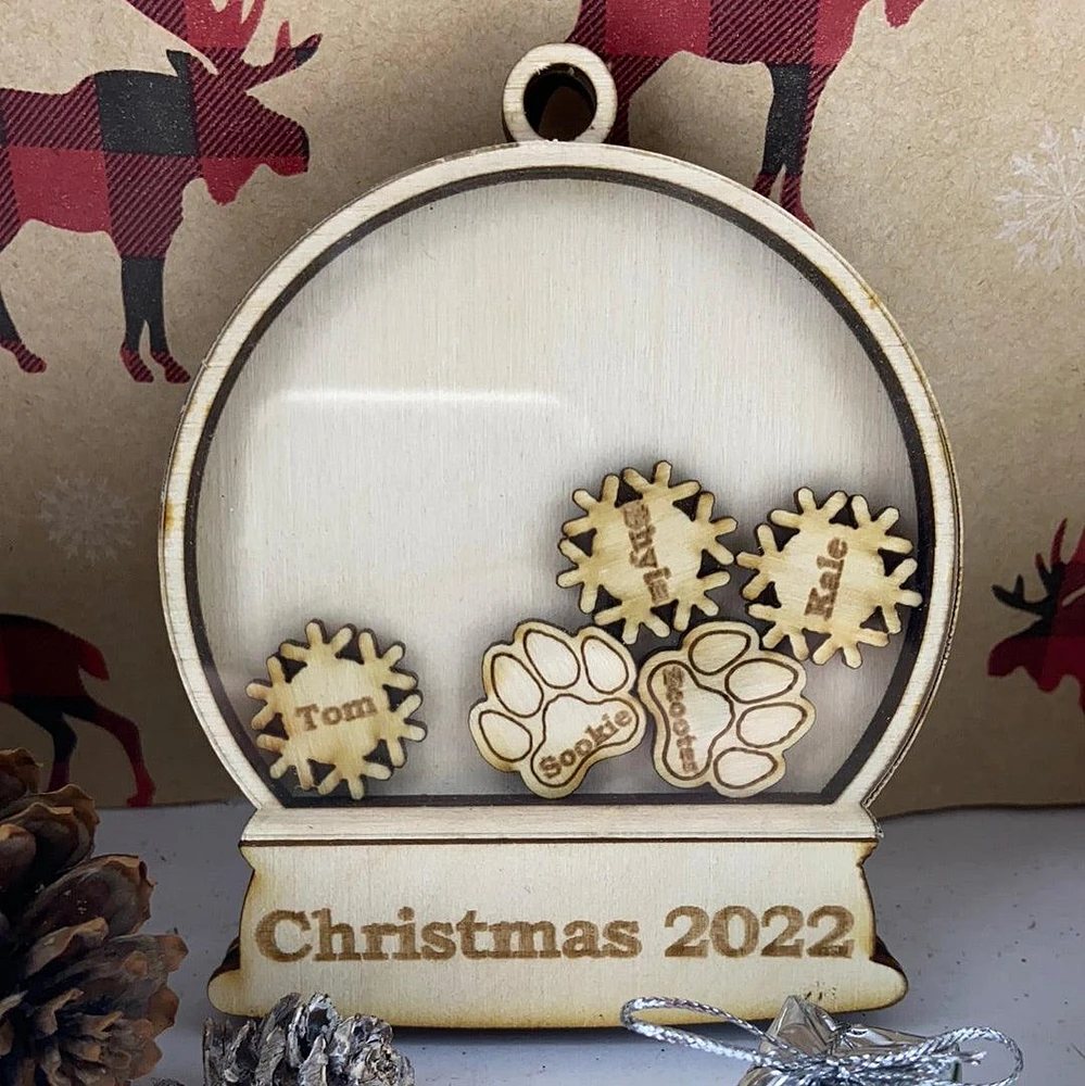 Snow Globe Ornament