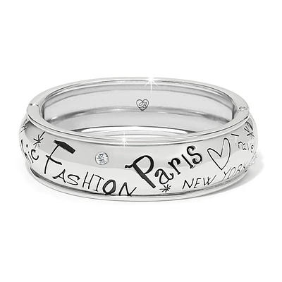 Fashionista Hinged Bangle