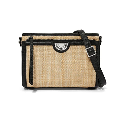 Jordyn Straw Cross Body Organizer