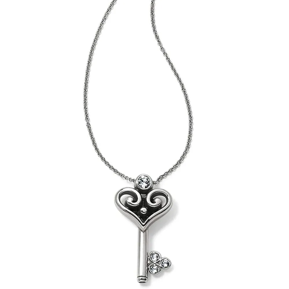 Alcazar Heart Key Necklace