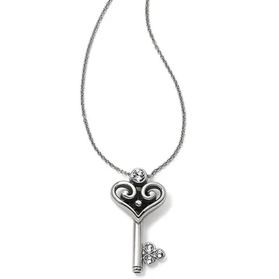 Alcazar Heart Key Necklace
