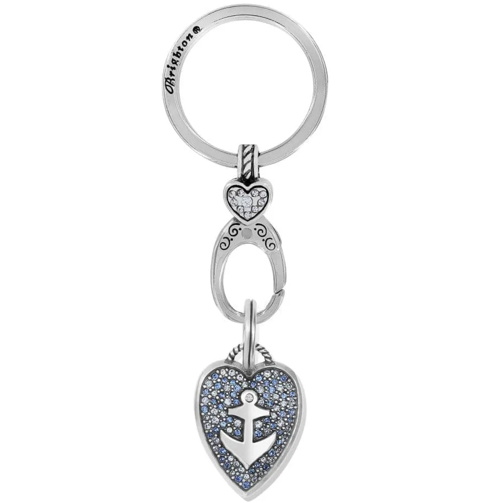 Anchor And Soul Charm Key Fob