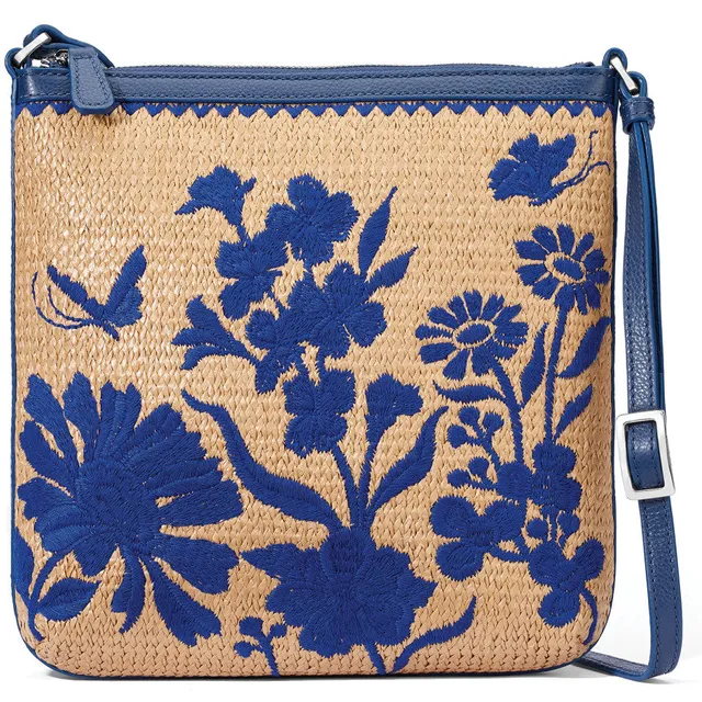 Brighton Heartful Embroidered Medium Messenger Bag