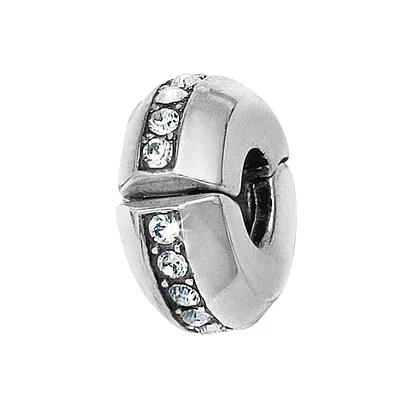 Color Clique Round Pave Bead