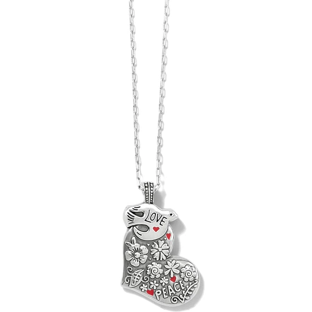 Give Love Peace Necklace