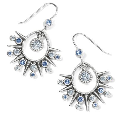 Halo Ice French Wire Earrings