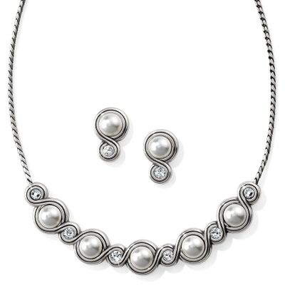 Infinity Pearl Jewelry Gift Set