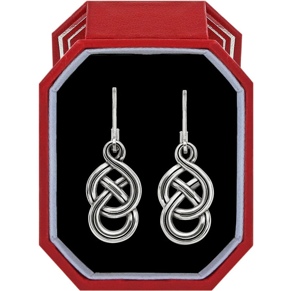 Interlok Braid Petite Leverback Earrings Gift Box