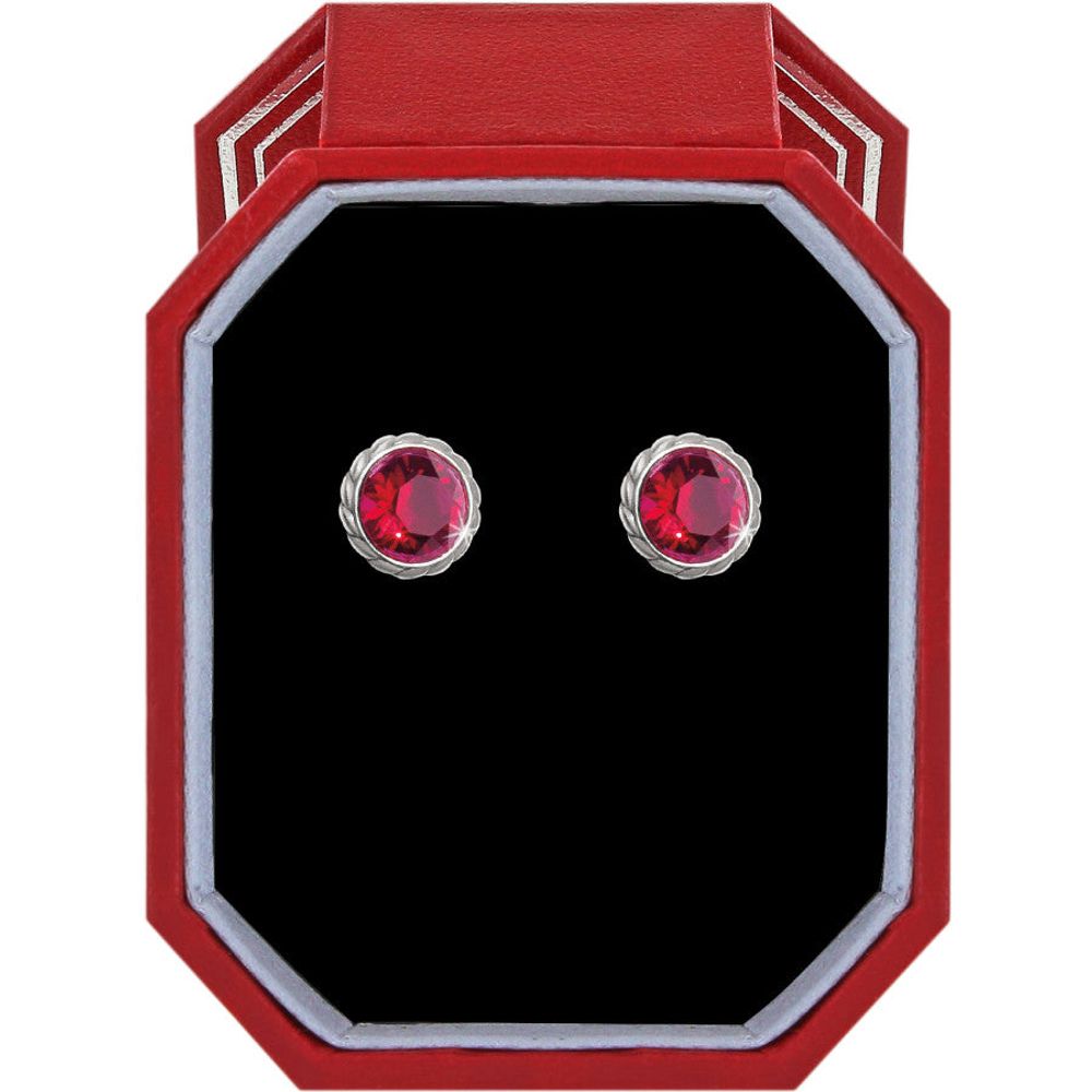 Iris Ruby Earrings Gift Box