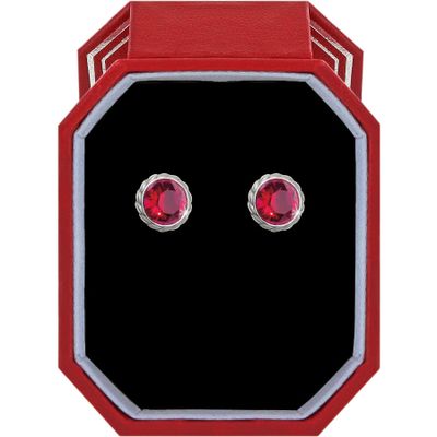 Iris Ruby Earrings Gift Box