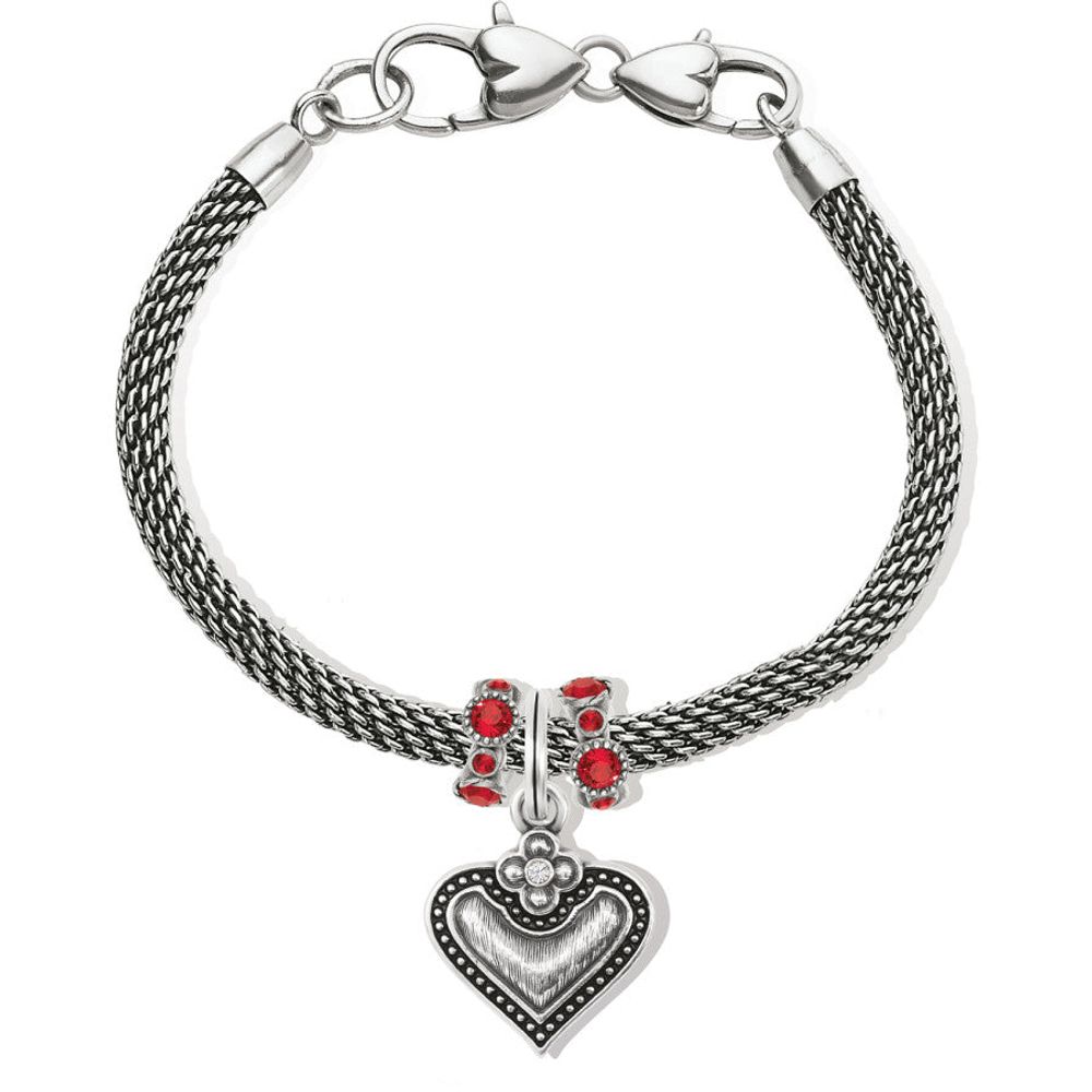 Luna Heart Charm Bracelet