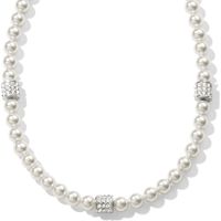 Meridian Petite Pearl Station Necklace
