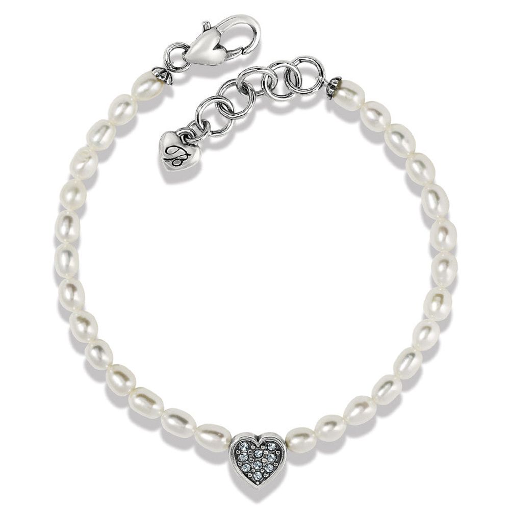 Meridian Zenith Heart Pearl Bracelet
