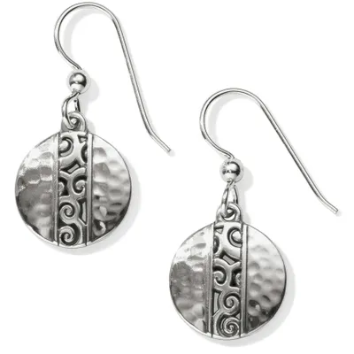 Mingle Disc French Wire Earrings