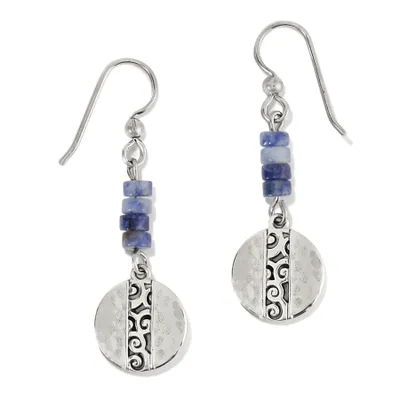 Mingle Shores Beaded Disc French Wire Earrings