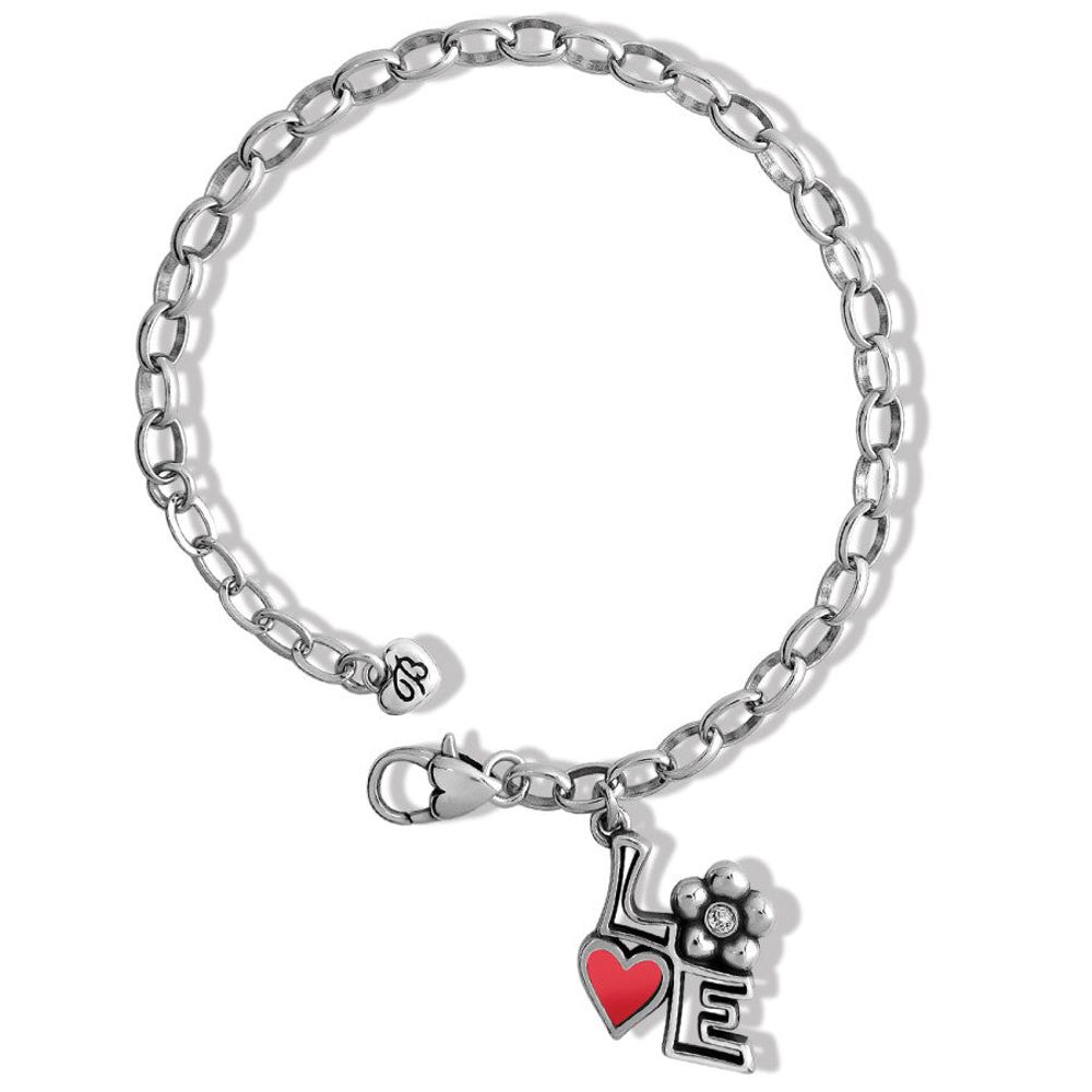 brighton red heart bracelet