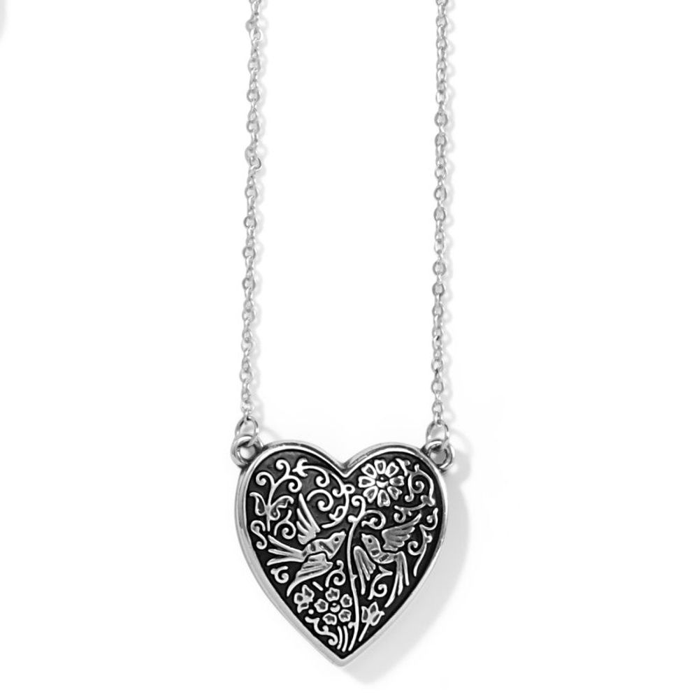 Moonlight Garden Heart Necklace