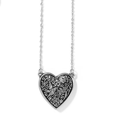Moonlight Garden Heart Necklace