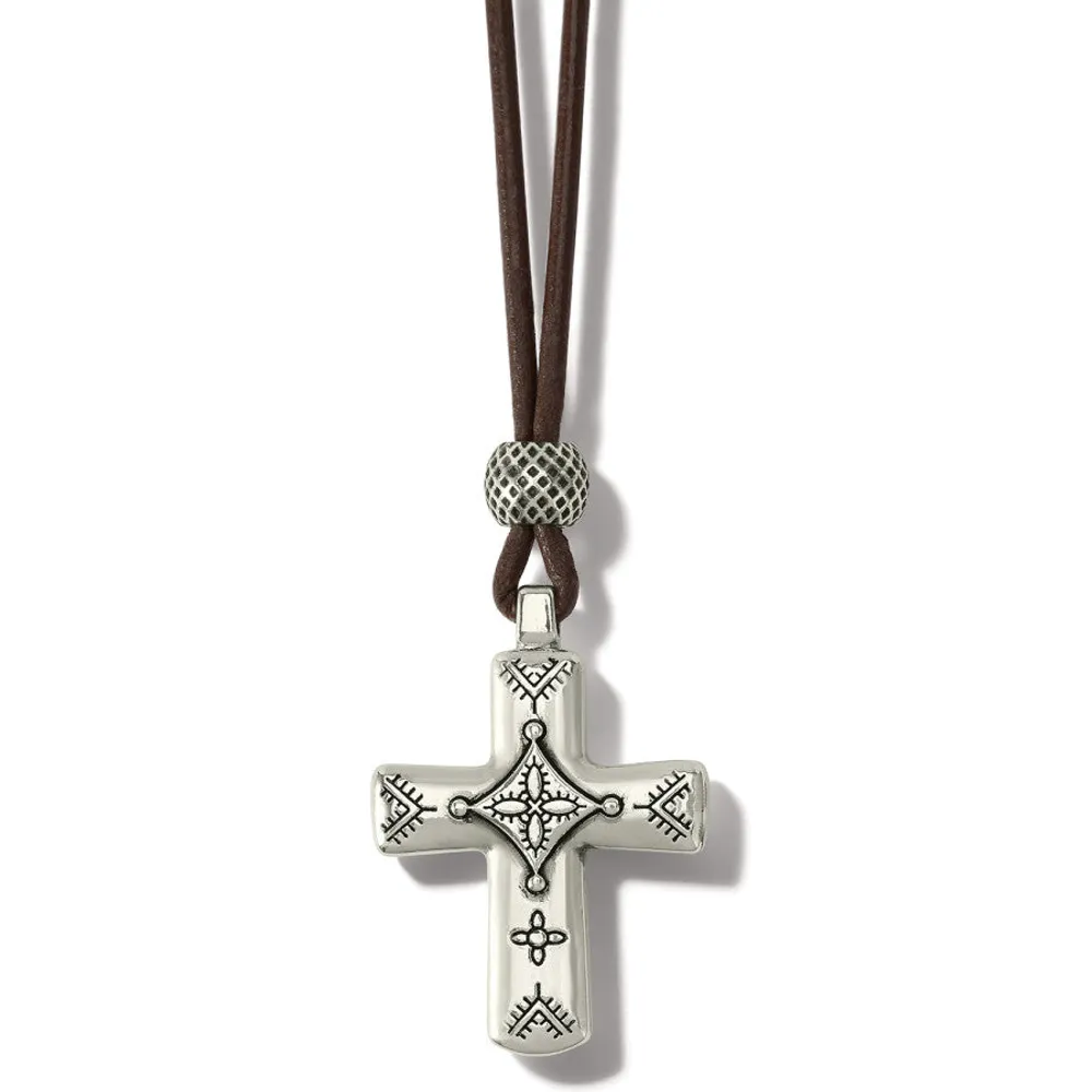 BeGenuine Cross Necklace for Men Silver Color Steel, Easter India | Ubuy
