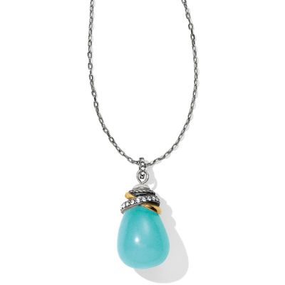 Neptune's Rings Quartz Stone Necklace