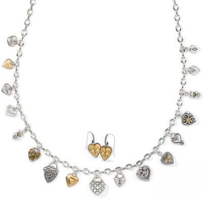 One Heart Charm Jewelry Gift Set