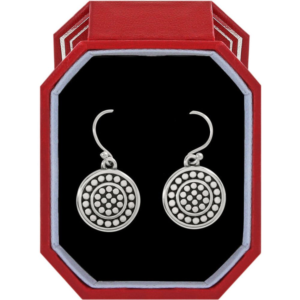 Pebble Round French Wire Earrings Gift Box