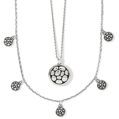 Pebble Round Layered Necklace Gift Set