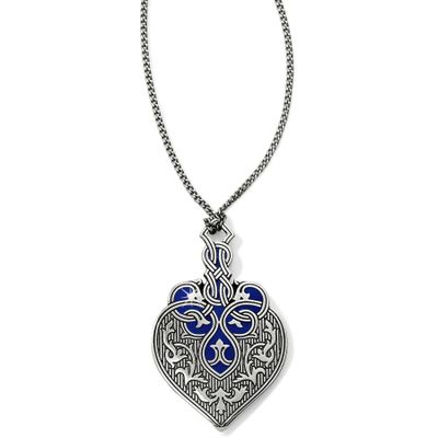 Royal Brocade Heart Short Necklace