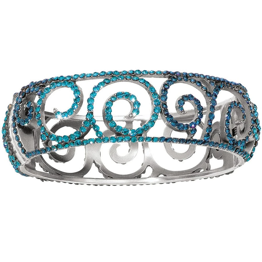 Sea of Love Crystal Hinged Bangle