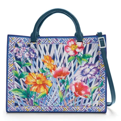 Trellis Blooms Campbell Tote
