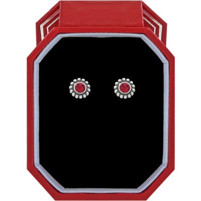 Twinkle Ruby Mini Post Earrings Gift Box