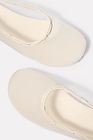 Gill Mesh Leather Ballet Flats