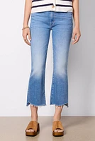 Petite Lil Insider Crop Step Fray